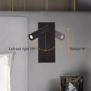 Axyaa Adjustable LED Reading Wall Lamp with Switch for Home and Hotel Bedrooms