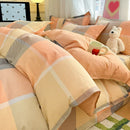 Axyaa Cotton Quilt Cover Single 150x200x230 Small Fresh Print