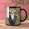 Axyaa Silver Lion King Ceramic Coffee Mug - Perfect Gift for Friends, Home or Office