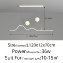 Axyaa Moonlight Long Lamp Cream Chandelier