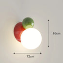 Axyaa Modern Nordic Wall Lamp Cream Style LED Lights Children's Room Decor