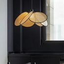 Axyaa Wicker Rattan Pendant Light: Country Style Bamboo Decoration for Dining Room