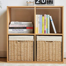 Axyaa Wicker Storage Basket for Picnics, Toys, and Clothes