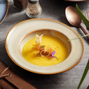 Axyaa Ceramic Hat Plate Soup Salad Dessert Pasta Specialty Tableware