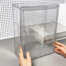 Clear Acrylic Doll Storage Display Case Organizer by Axyaa