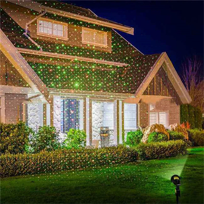 Axya Snowflake Christmas Projector Lights: Rotating Laser Holiday Decoration