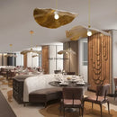 Axyaa Lotus Leaf LED Chandelier: Modern Nordic Style Pendant Light for Home Interior