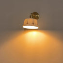 Axyaa Ceramic LED Wall Lamp with Pull Chain Switch, Up Down Rotation