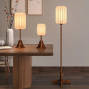 Axyaa Wabi-Sabi Style E27 Cloth Wood Floor Lamp