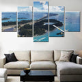 Axyaa Games Landscape Canvas Wall Art Poster Painting Set for Home Decor