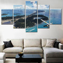 Axyaa Games Landscape Canvas Wall Art Poster Painting Set for Home Decor