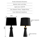 Axyaa French Solid Wood LED Floor Lamp with Fabric Lampshade Design