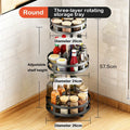 Axyaa Rotating Spice Rack Organizer for Kitchen Storage and Clean Organization
