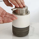 Axya Ceramic Soap & Lotion Dispenser Set - Shampoo, Hand Sanitizer, Shower Gel Bottles