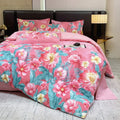 Axyaa Cotton Flower 4-Piece Bedding Set - Thickened & Large Printing