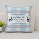 Axyaa Nordic Elk Ins Print Cushion Cover Sleep Sofa Pillow Case Office Home Decor