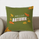 Axyaa Autumn Leaf Decor Pillow Cover for Sofa Bedroom Car