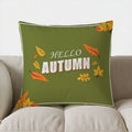 Autumn Leaf Pattern Pillow Cover for Sofa Bedroom Car by Axyaa