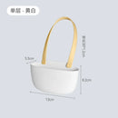 Axyaa Silicone Sink Holder Bathroom Storage Basket Sponge Soap Dish Bag