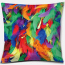 Rainbow Square Pillowcase by Axyaa: Home & Car Decor Accent