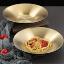 Axyaa Stainless Steel Japanese Ramen Bowl 25/27cm, Kitchen Tableware for Rice, Soup, Salad