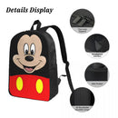 Axyaa Mickey Mouse Kids Backpack Lunch Box Pencil Boxes Set