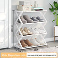 Axyaa Simple X-Shaped Shoe Rack Storage Shelf for Dorms & Doorways
