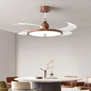 Axyaa Minimalist Ceiling Fan Pendant Light for Dining Room and Living Room