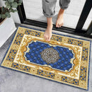 Axyaa Geometric Print Non-Slip Kitchen Rug: Bohemian Ethnic Style, Modern Design