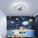 Axyaa Kid's Room Ceiling Light - Whale & Rocket Design