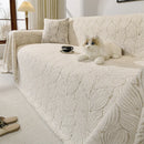 Axyaa Velvet Sofa Protector & Plush Fleece Blanket - Universal Sofa Cover