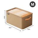 Axyaa Wardrobe Organizer: Foldable Storage Box with Handle, Steel Frame for Pants & Sweaters