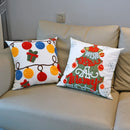 Axyaa Christmas Embroidered Pillowcase - Decorative Sofa Cushion Cover