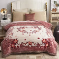 Axyaa Winter Raschel Blanket: High-End Warmth, Double-Sided Flocked Comforter