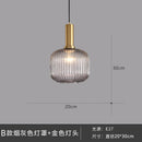 Axyaa Retro LED Glass Pendant Lamp for Home Decor Lighting