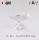 Axyaa 6 inch Glass High Leg Fruit Plate - Delicate Candy Plate