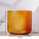 Axyaa Modern Glass Vase Hydroponic Flower Pot for Home Decor