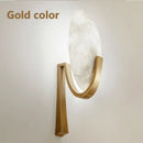 Axyaa Marble Wall Lamp Modern Sconce Postmodern Stone LED Lighting for Bedroom & Living Room