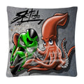 Axyaa Stunt Motorcycle Cartoon Soft Plush Cushion Cover Pillow Case