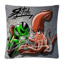 Axyaa Stunt Motorcycle Cartoon Soft Plush Cushion Cover Pillow Case