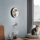 Axyaa Moon Astronaut LED Wall Lamp for Bedroom, Kids Room, TV Background