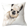 Axyaa Alpaca and Cactus Pattern Pillowcase for Home Sofa Decoration