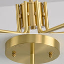 Axyaa Cream Glass Sphere Ceiling Chandelier. Modern Living Room, Bedroom, Dining Room Lighting.