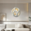 Axyaa Modern Wabi Sabi Pendant Chandelier Black Loft LED Lighting