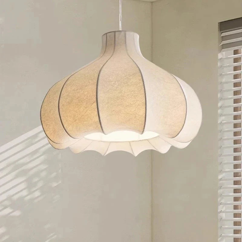 Axyaa Silk LED Chandelier for Nordic Minimalist Living Room deco