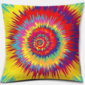 Rainbow Square Pillowcase by Axyaa: Home & Car Decor Accent