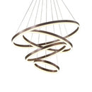Axyaa LED Rings Ceiling Chandelier: Modern Living Room Dining Room Decor
