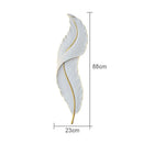 Luxury Feather Wall Lamp by Axyaa: Illuminated Living Room Decoration for Elegant Ambiance
