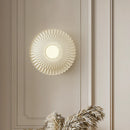Axyaa French Cream Wind Wall Lamp - Elegant Carved Design for Bedroom & Living Room