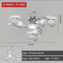 Axyaa Starry Sky Chandelier LED Ceiling Lamp for Modern Nordic Living Room